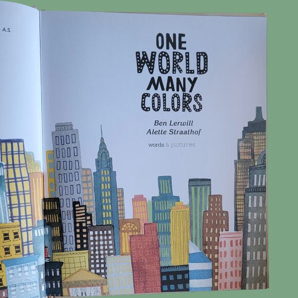 Ben Lerwill  "One World Many Colors" Non-Fiction Children's Book, 2020 - Picture 4 of 7